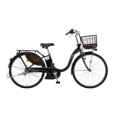 【自転車】《ヤマハ》24年モデル 電動アシスト自転車 PAS With 26インチ 内装3段変速 デープレイクグリーン