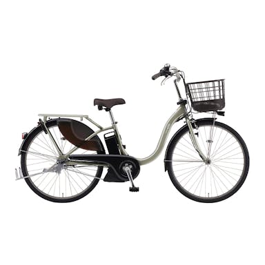 【自転車】《ヤマハ》24年モデル 電動アシスト自転車 PAS With 26インチ 内装3段変速 シャンパンシルバー