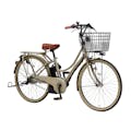 【自転車】《ヤマハ》24年モデル 電動アシスト自転車 PAS Ami 26インチ 内装3段変速 マカロンラテ