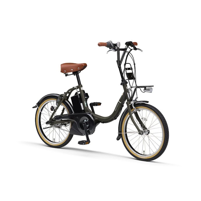 【自転車】《ヤマハ》24年モデル 電動アシスト自転車 PAS CITY-C 内装3段変速 マットオリーブ