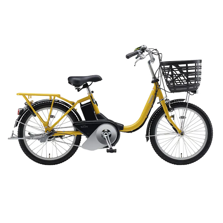 【自転車】電動アシスト自転車 PAS SION-U パス シオン ユー 20型 内装3段 グロススモークイエロー
