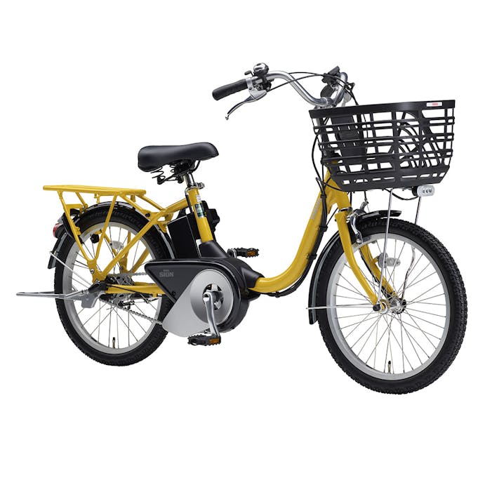 【自転車】《ヤマハ》24年モデル 電動アシスト自転車 PAS SION-U20 グロススモークイエロー