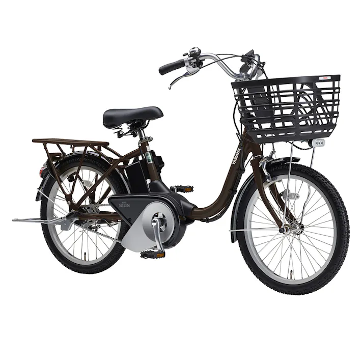 【自転車】電動アシスト自転車 PAS SION-U パス シオン ユー 20型 内装3段 カカオ