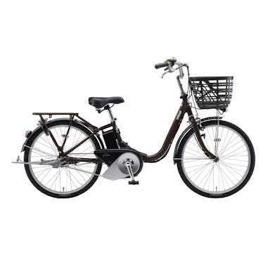 【自転車】《ヤマハ》24年モデル 電動アシスト自転車 PAS SION-U24 内装3段変速 カカオ