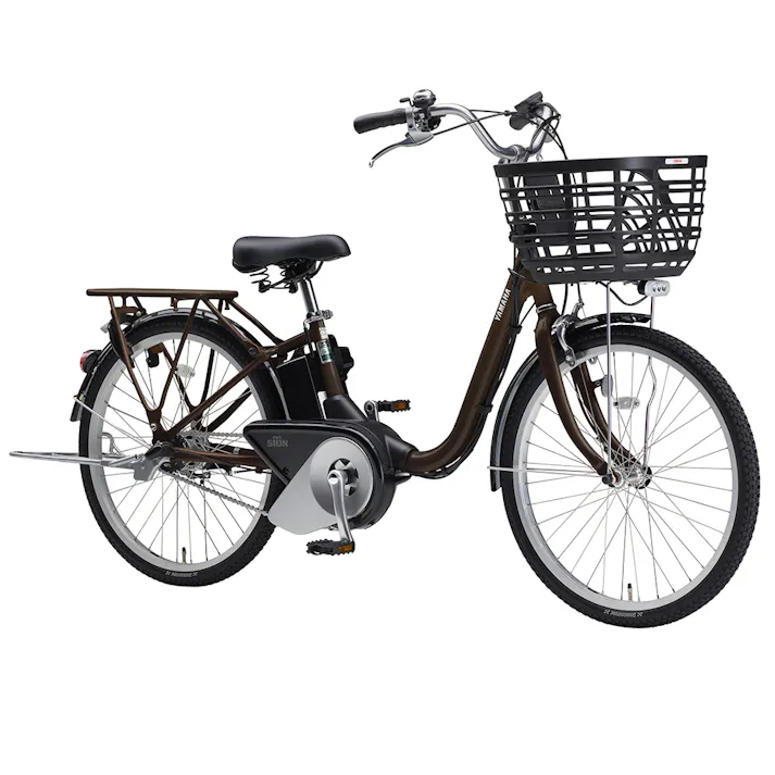 【自転車】電動アシスト自転車 PAS SION-U パス シオン ユー 24型 内装3段 カカオ