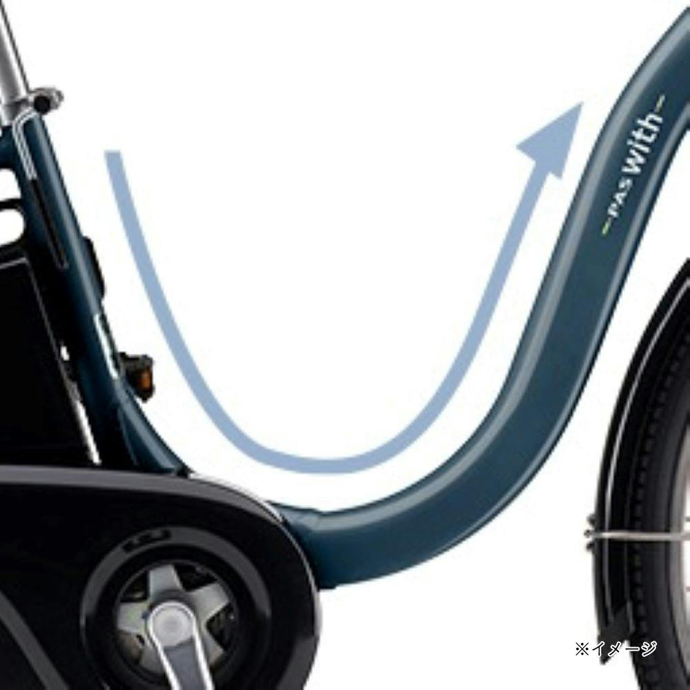 電動アシスト自転車PAS with PAS With ヤマハ(YAMAHA) 電動自転車・電動アシスト自転車 26インチ 24