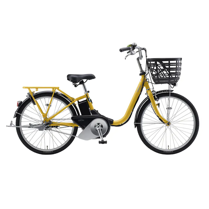 【自転車】電動アシスト自転車 PAS SION-U パス シオン ユー 24インチ グロススモークイエロー