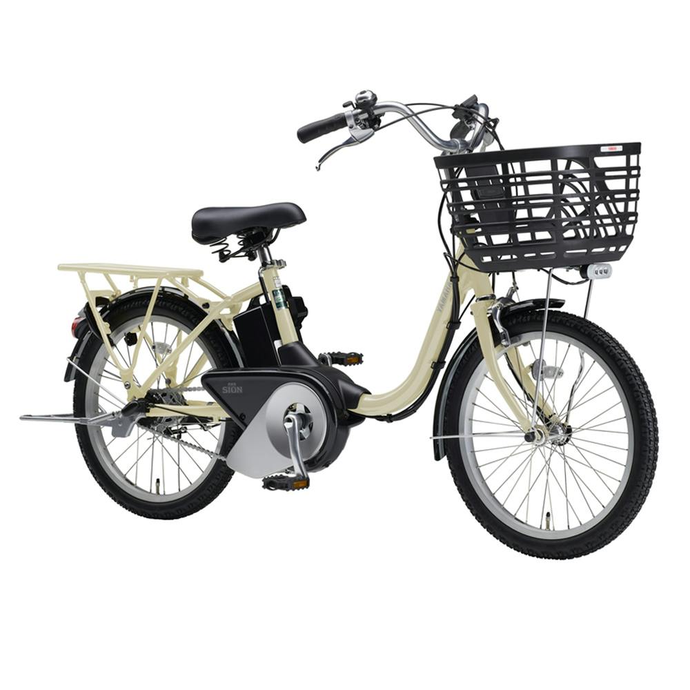 地域限定送料無料　パス　シオン　2021年　12,3AH　白　神戸　電動自転車 自転車】電動アシスト自転車 PAS SION-U パス シオン ユー 20インチ