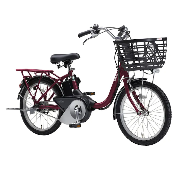 【自転車】電動アシスト自転車 PAS SION-U パス シオン ユー 20インチ 内装3段 ルビーレッド