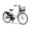 【自転車】26年モデル 電動アシスト自転車 PAS With パス ウィズ 24インチ 内装3段 マットグレイッシュベージュ ツヤ消しカラー