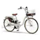 【自転車】26年モデル 電動アシスト自転車 PAS With DX パス ウィズ 24インチ 内装3段 マットエクリュ ツヤ消しカラー