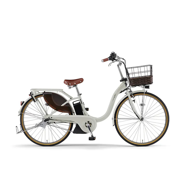 【自転車】26年モデル 電動アシスト自転車 PAS With DX パス ウィズ 24インチ 内装3段 マットエクリュ ツヤ消しカラー