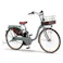 【自転車】26年モデル 電動アシスト自転車 PAS With DX パス ウィズ 24インチ 内装3段 マットユーカリ ツヤ消しカラー