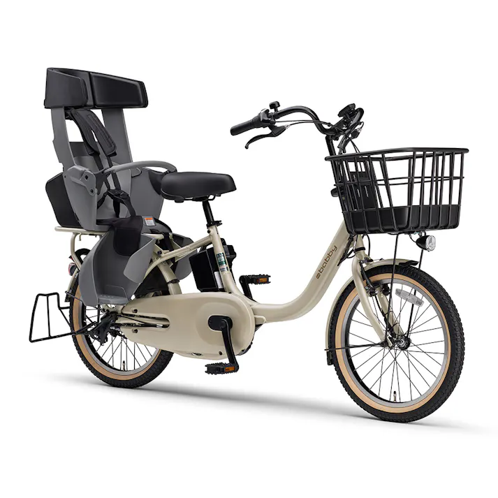 【自転車】26年モデル 電動アシスト自転車 PAS babby パス バビー 20インチ 内装3段 マットグレイッシュベージュ ツヤ消しカラー
