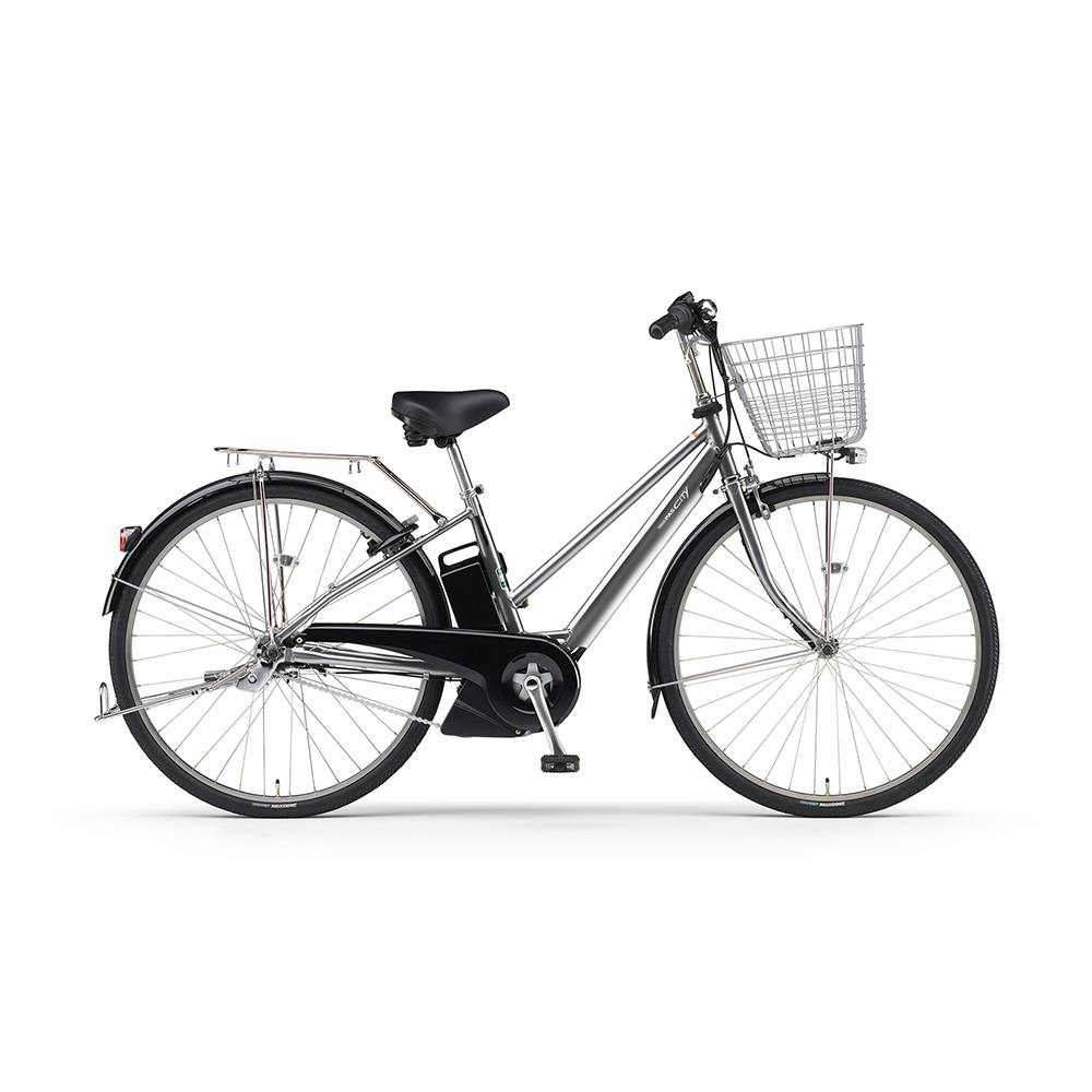 【自転車】26年モデル 電動アシスト自転車 PAS CITY-SP5 パス シティ エスピーファイブ 27インチ 内装5段 ミラーシルバー
