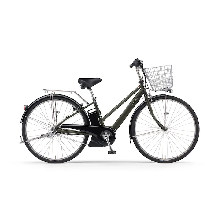 【自転車】26年モデル 電動アシスト自転車 PAS CITY-SP5 パス シティ エスピーファイブ 27インチ 内装5段 マットオリーブ ツヤ消しカラー