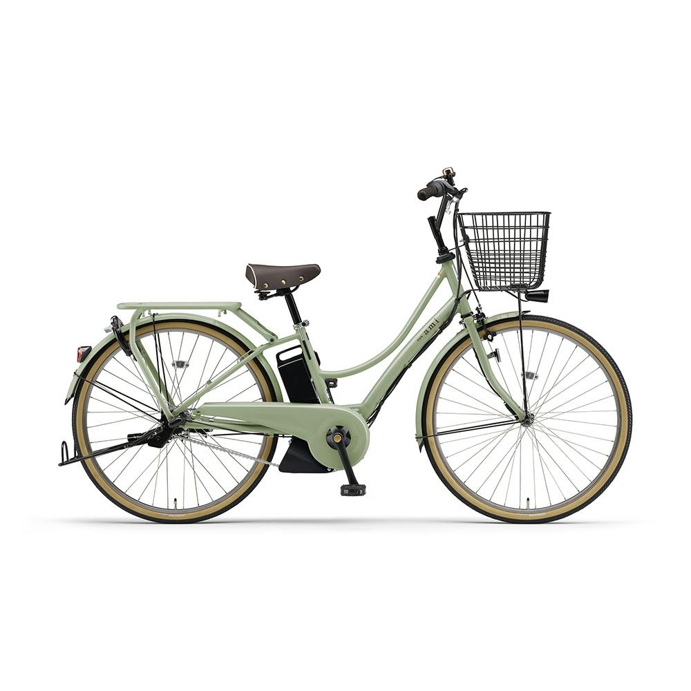 【自転車】26年モデル 電動アシスト自転車 PAS Ami パスアミ 26インチ 内装3段 グロスミスティグリーン