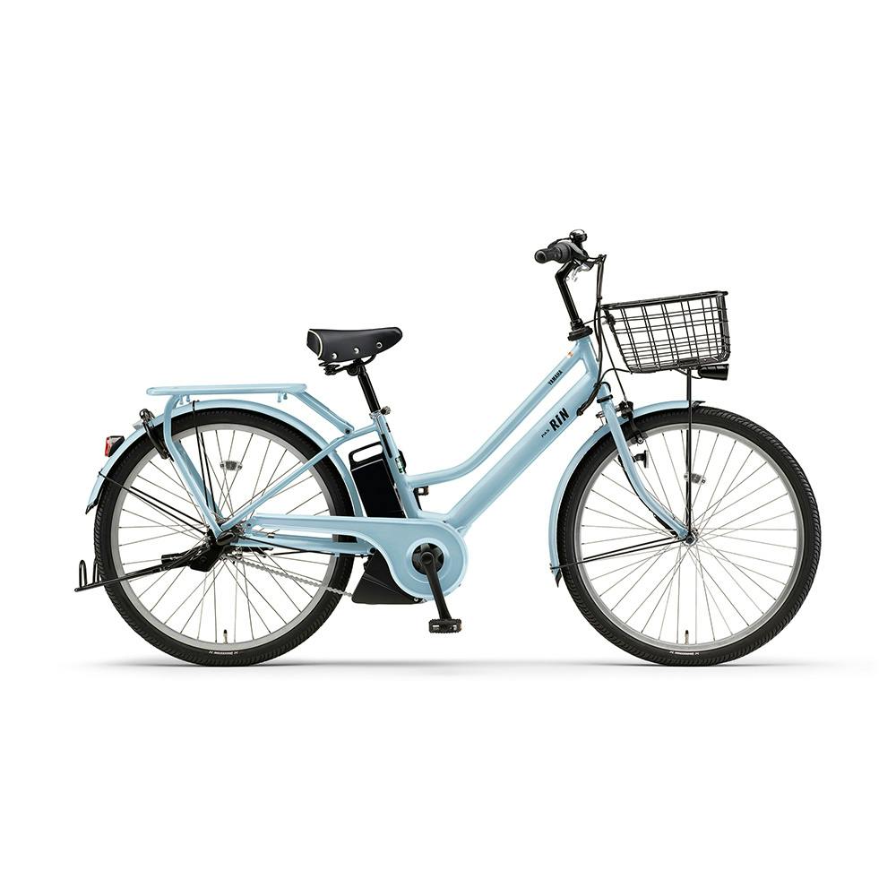 【自転車】26年モデル 電動アシスト自転車 PAS RIN パスリン 26インチ 内装3段 シアンブルー