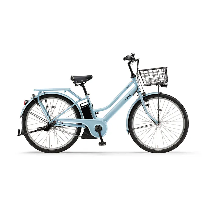 【自転車】26年モデル 電動アシスト自転車 PAS RIN パスリン 26インチ 内装3段 シアンブルー
