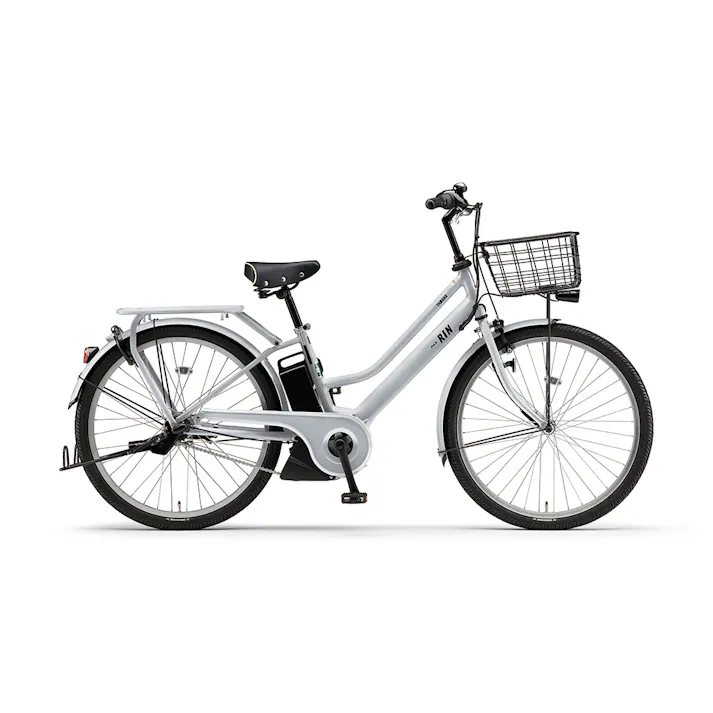 【自転車】26年モデル 電動アシスト自転車 PAS RIN パスリン 26インチ 内装3段 マットライトグレー