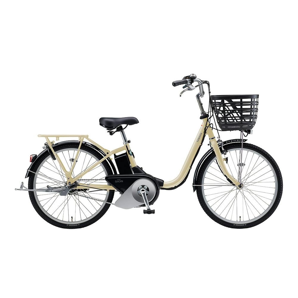【自転車】26年モデル 電動アシスト自転車 24 PAS SION-U パス シオン ユー 24インチ 内装3段 アイボリー