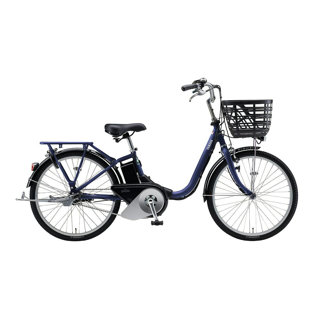 【自転車】26年モデル 電動アシスト自転車 24 PAS SION-U パス シオン ユー 24インチ 内装3段 マットインディゴ ツヤ消しカラー
