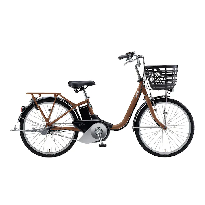 【自転車】26年モデル 電動アシスト自転車 24 PAS SION-U パス シオン ユー 24インチ 内装3段 マットナチュラルブラウン ツヤ消しカラー