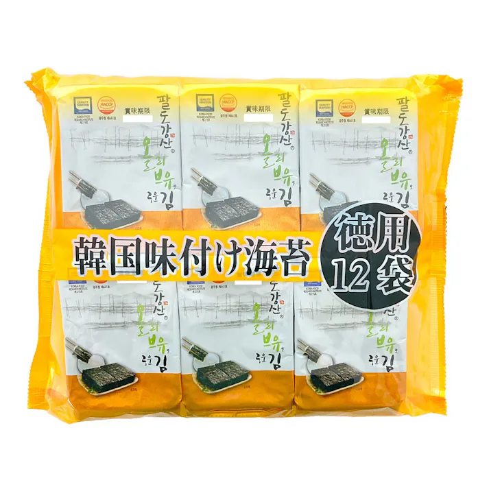 オリオンジャコー 韓国味付海苔 特用 12袋