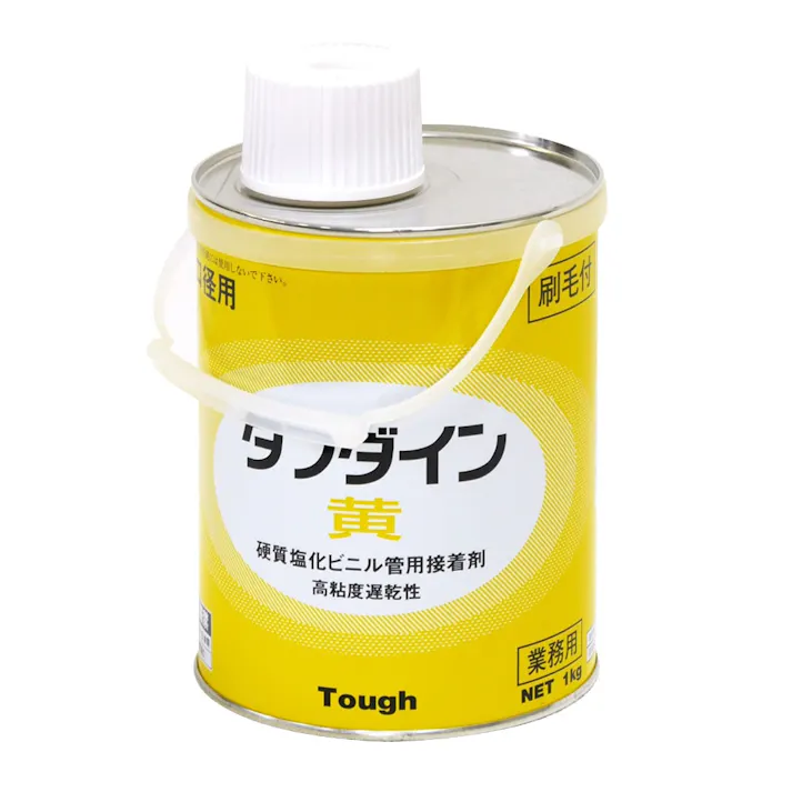 クボタケミックス 塩ビ管用接着剤 タフダイン黄 1kg