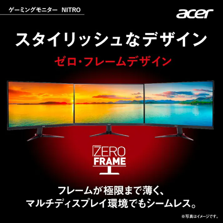 エイサー ゲーミングモニター ディスプレイ VG220QBbmiix 21.5型