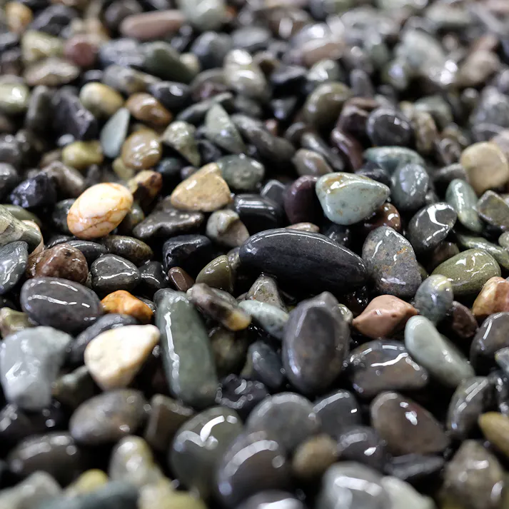 TAIKOH 大磯砂利 3分 7-10mm 10kg 化粧砂利 グレー 黒 ブラック 玉石 小
