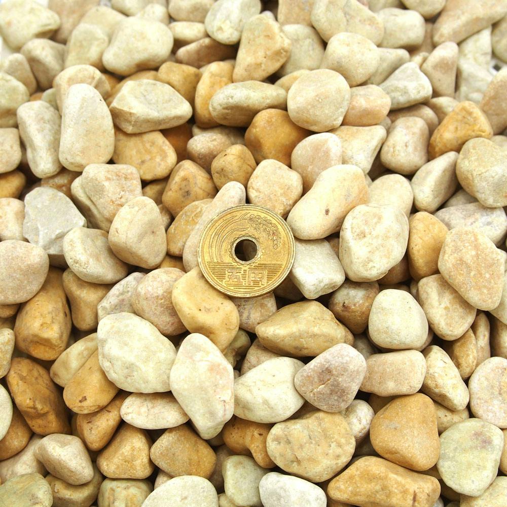 砂利 化粧砂利 イエロー 黄色 小粒 500kg 3分(8mm～18mm) Amazon.co.jp: 砂利 化粧砂利 イエロー 大理石 黄色 小粒