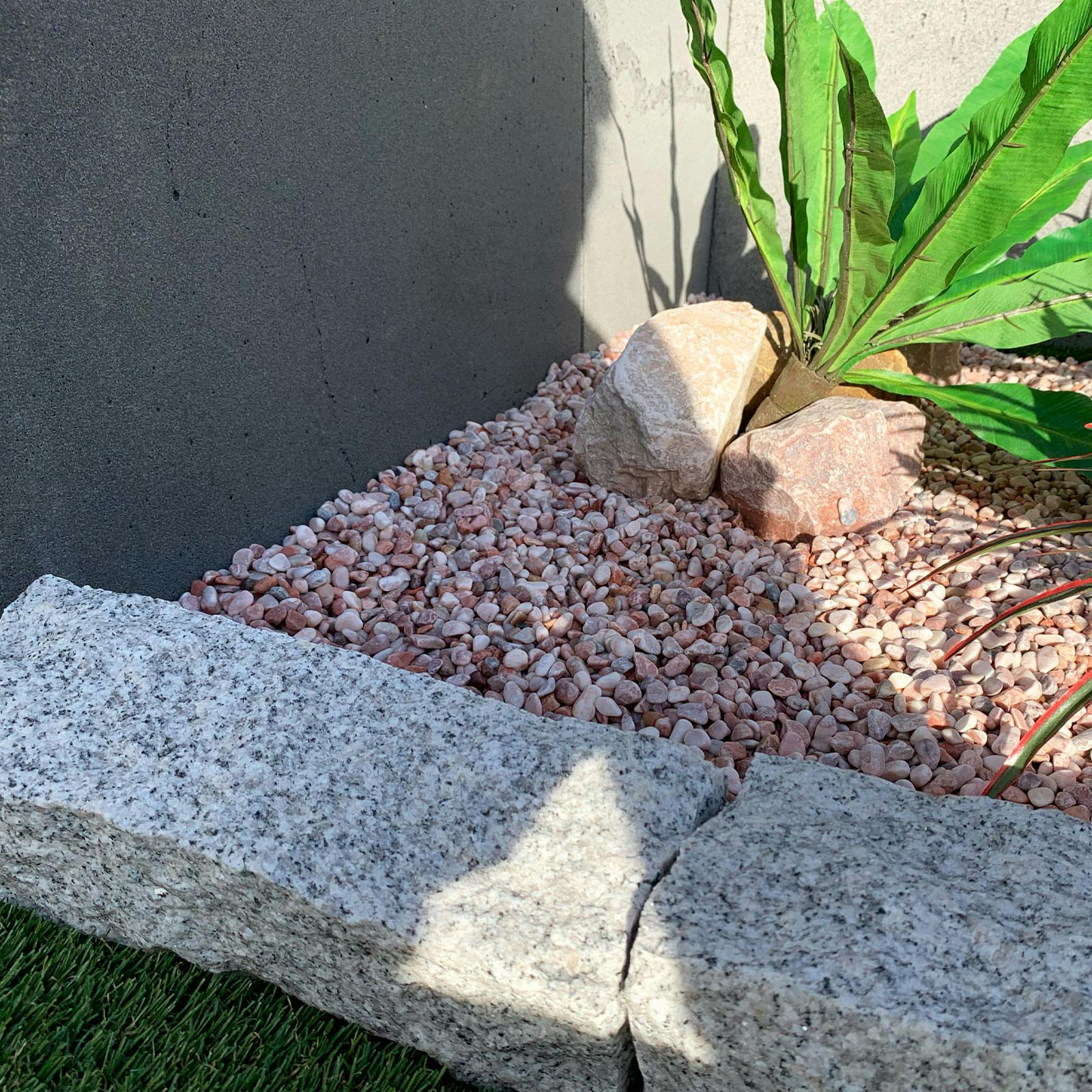 TAIKOH 美仙ピンク 3分 6-10mm 10kg 天然大理石 化粧砂利 ピンク 桃色