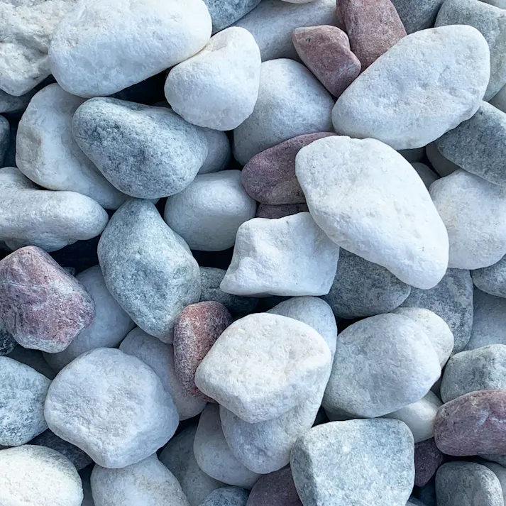 TAIKOH 五色砂利 1寸 28-35mm 10kg 化粧砂利 ホワイト 白 レッド 赤 グリーン 緑 ミックス 玉石 大