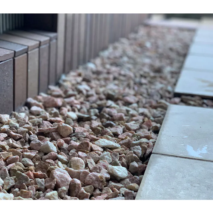 TAIKOH マーブルピンク 5分 15-25mm 10kg 天然大理石 化粧砂利 ピンク 桃色 砕石 中