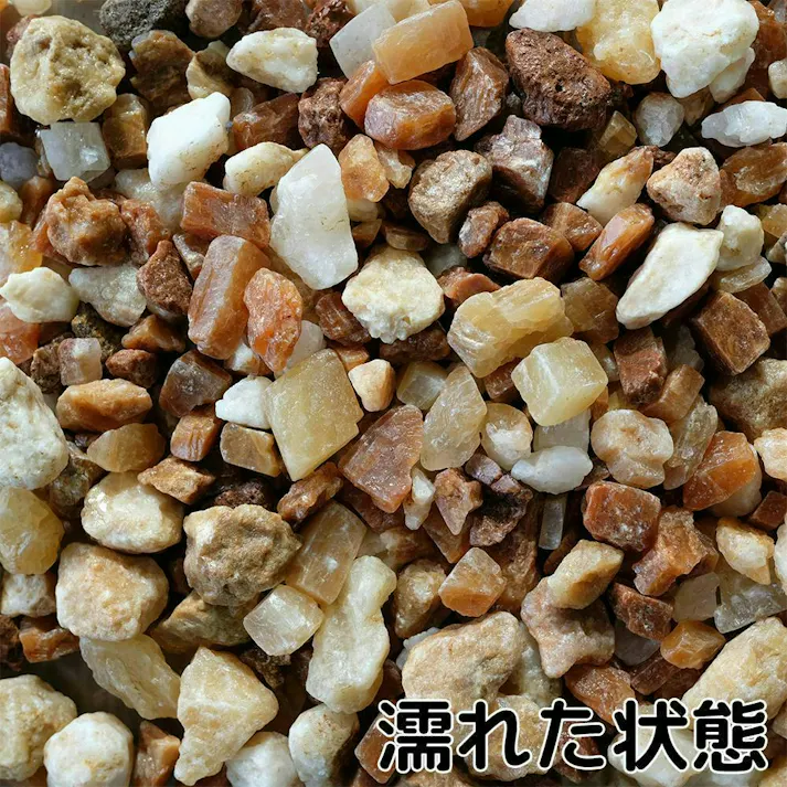 TAIKOH クオーツブラウンラフ 5分 15-20mm 10kg 天然 石英岩 化粧砂利 ブラウン 茶 砕石 中