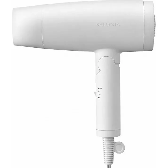 サロニア SALONIA ドライヤー 大風量イオンドライヤー ホワイト 軽量 SL-013WH
