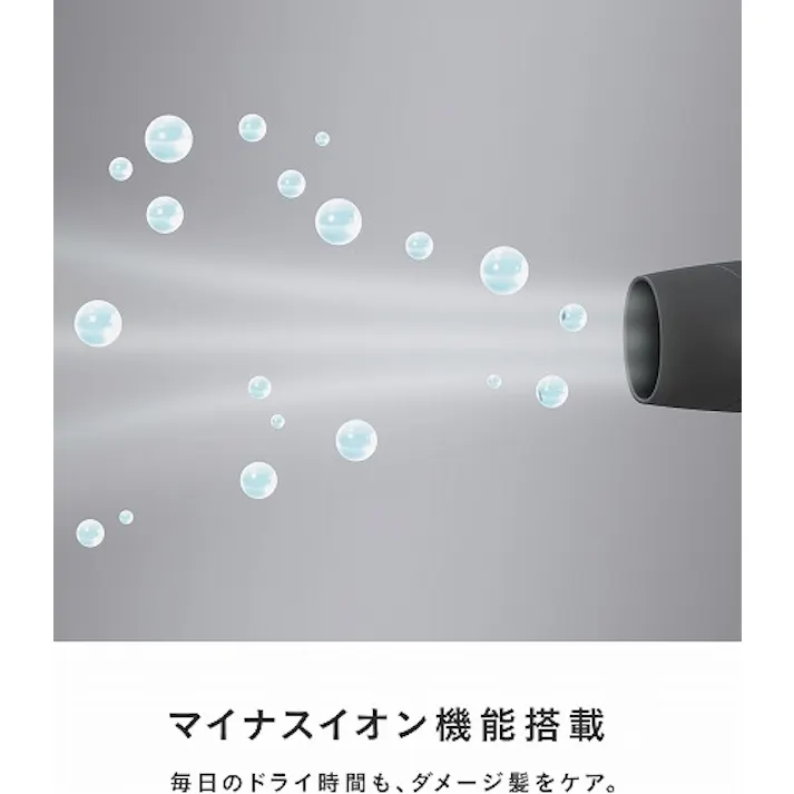 サロニア SALONIA ドライヤー 大風量イオンドライヤー ホワイト 軽量 SL-013WH