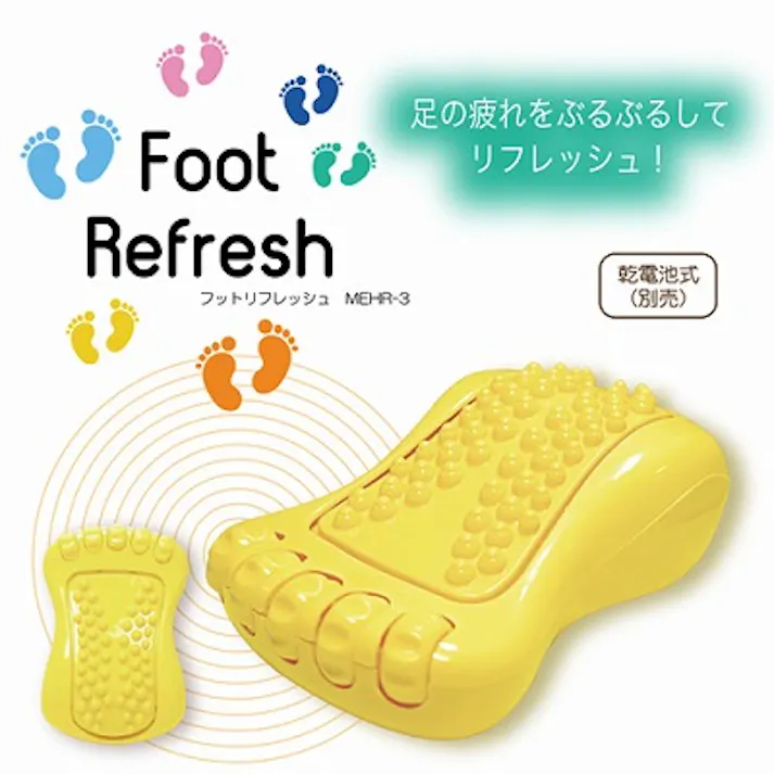 マッサージ 足 マクロス macros 乾電池式 フットリフレッシュ MEHR-3