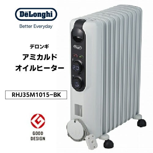 お一人様一台限り】オイルヒーター RHJ35M1015-BK デロンギ オイル ...