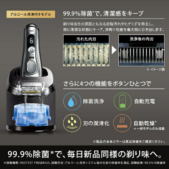 【お一人様一台限り】メンズシェーバー 電気シェーバー シリーズ9 Pro 充電式 アルコール洗浄システム ブラウン 9450cc-V