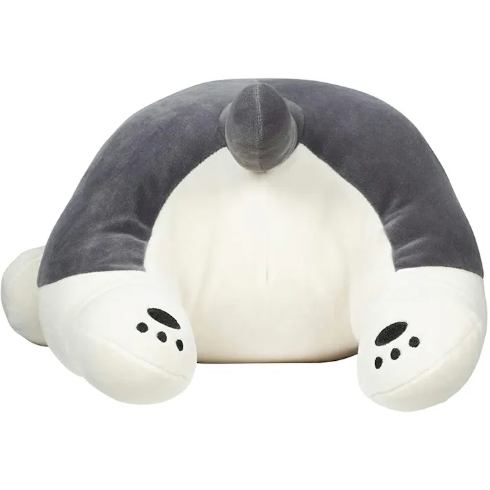 抱き枕 ぬいぐるみ 大きい クッション プレゼント りぶはあと ねむねむアニマルズ プレミアムねむねむ 抱きまくら Lサイズ シュナウザーのジョイ 78210-74