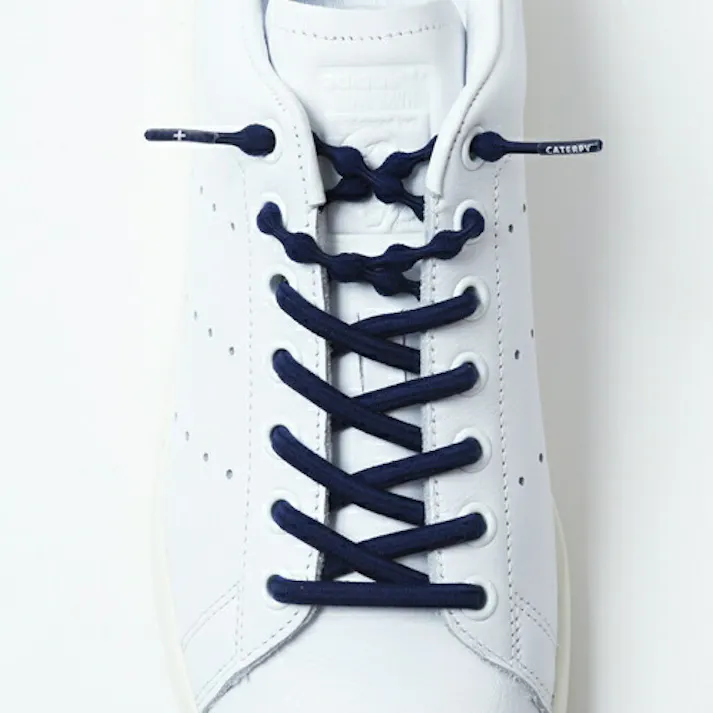 靴紐 結ばない キャタピラン キャタピー CATERPY くつひも キャタピーエアー+ くつひも PAR55-76CN コーポレートネイビー 55cm