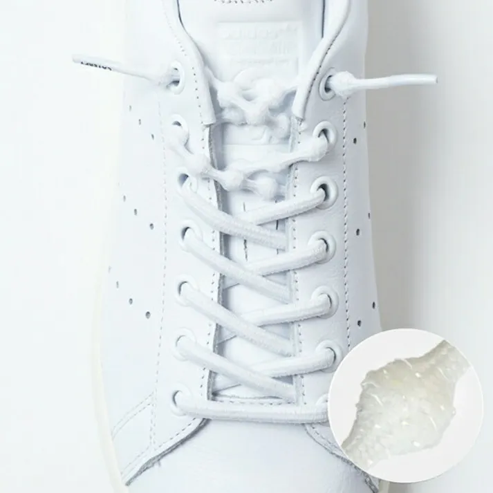 靴紐 結ばない キャタピラン キャタピー CATERPY くつひも キャタピーエアー+ くつひも PAR55-76OW オーロラホワイト 55cm