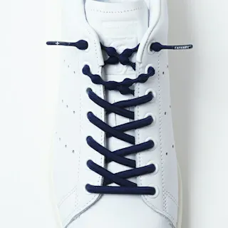 靴紐 結ばない キャタピラン キャタピー CATERPY くつひも キャタピーエアー+ くつひも PAR70-76CN コーポレートネイビー 70cm