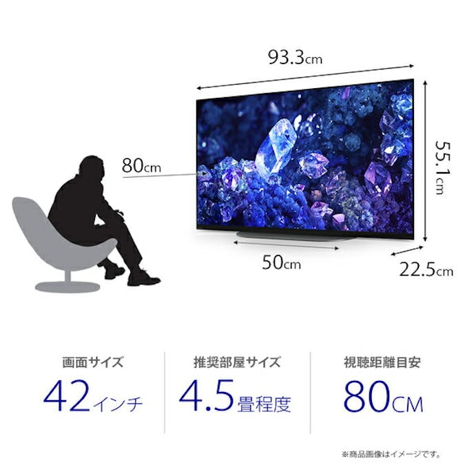 【お一人様一台限り】4K有機ELテレビ SONY XRJ-42A90K