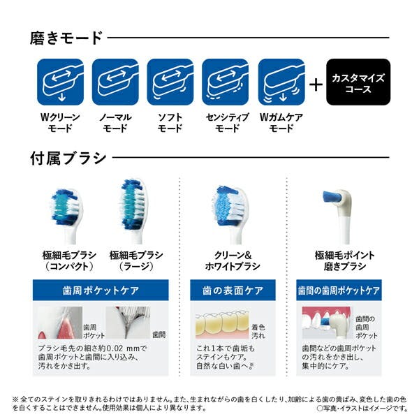 音波振動ハブラシ 電動歯ブラシ ドルツ 最上位モデル シルバー パナソニック W-DT72-S | 美容家電 通販 | ホームセンターのカインズ