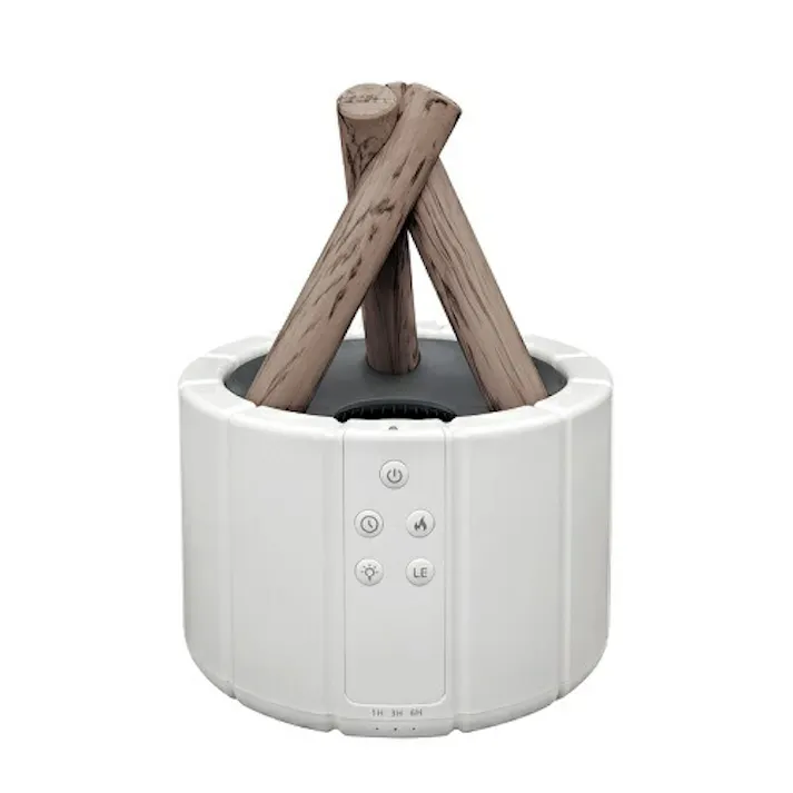 ヒロコーポレーション 焚き火型USB加湿器 加湿器 卓上 ミニ加湿器 焚き火 癒し ゆらぎ 超音波 HED-2801