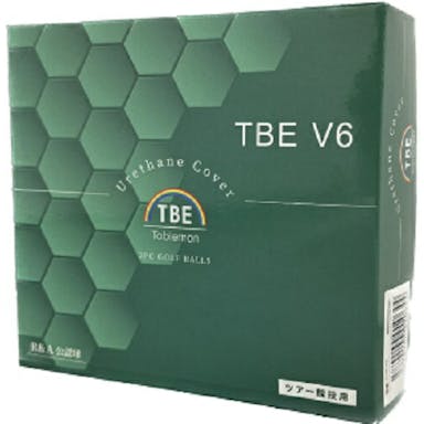 【お一人様一台限り】トビエモン ゴルフボール TBE V6 9球入 3ピース ウレタンボール 競技用 イエロー T-V6-YE