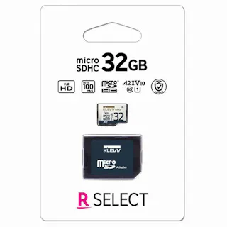 microSDカード 32GB 高速転送 V10 U1 A2 RMMTSDHC32M0014BK SDアダプタ付 microSDHC マイクロSD microSD Rakuten Mobile SELECT